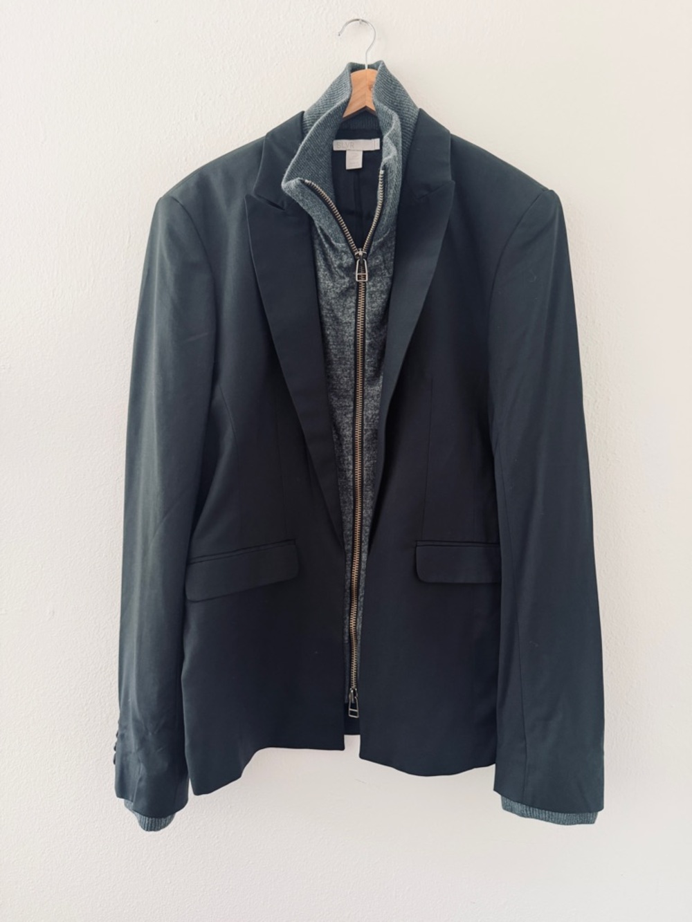 Adidas SLVR Wool Sweater Blazer